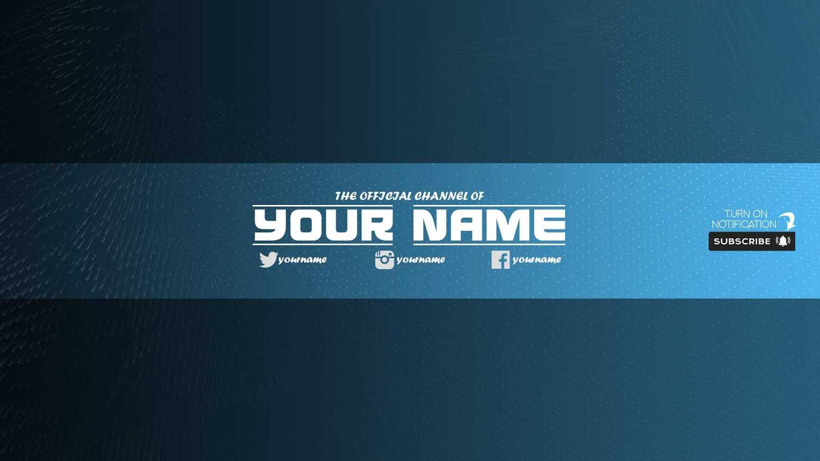 Zuhair Baloch: Free Youtube Banner Template #33 Download Now Intended For Banner Template For Photoshop